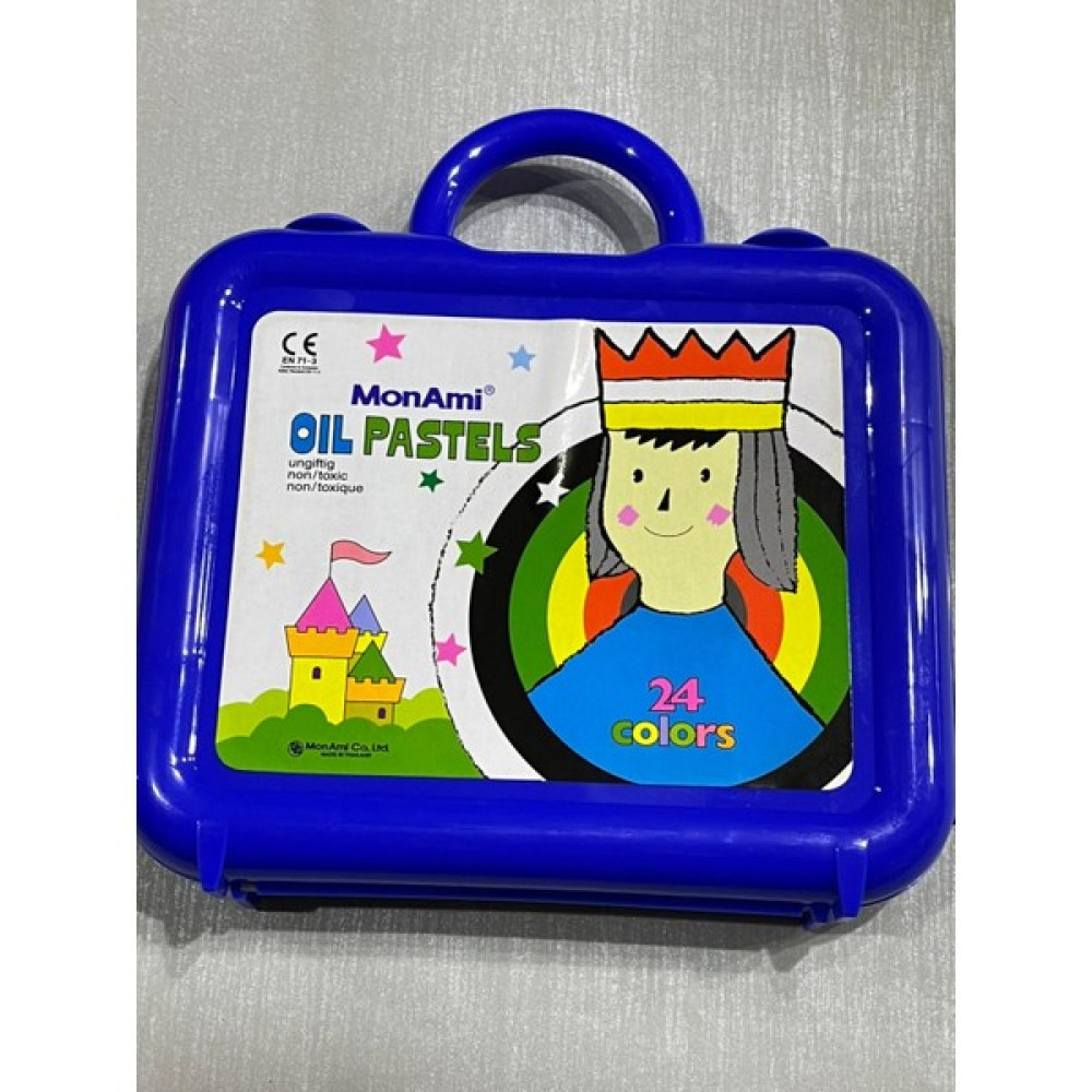 Monami 24 Renk Pastel Boya (mavi) - Lacivert Pastel Boya Fiyatı