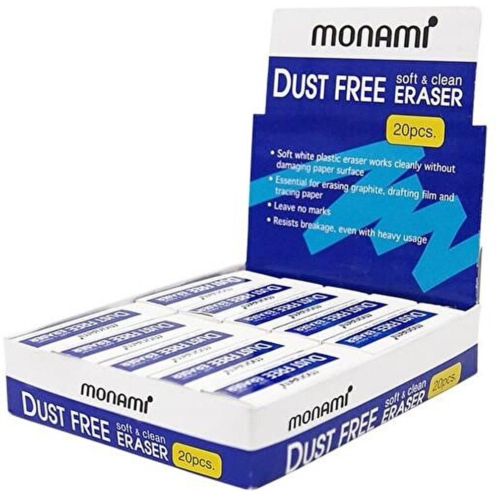 MONAMİ BÜYÜK DUST FREE SİLGİ 20Lİ Kalem & Yazı Gereçleri Fiyatı