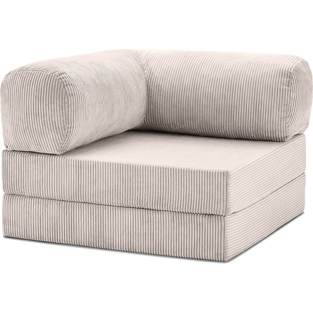 MONAMI Home Decor Modüler Köşe Minderi 100X100 Fitilli Kadife, Rahat, Dayanıklı, Çok Amaçlı Yer Minderi - 100 x 100 cm - Krem SSD / Solid State Drive Fiyatı