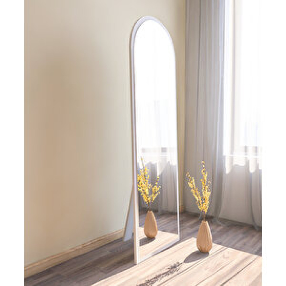 MONEayna Emma Beyaz Ayaklı Oval Boy Aynası 160x50cm Ayna Fiyatı