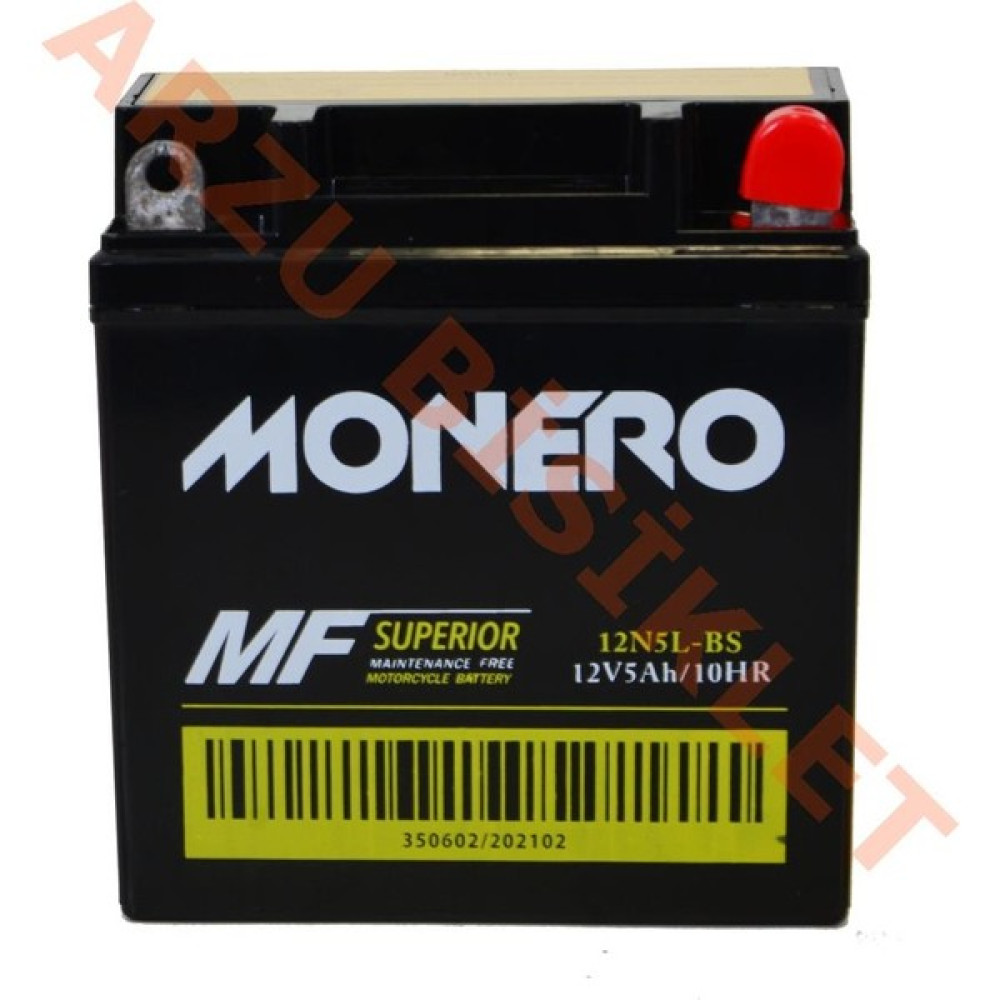 Monero Motosiklet Aküsü 12V 5A Cup Ybr Serisi Uyumlu Akü Fiyatı