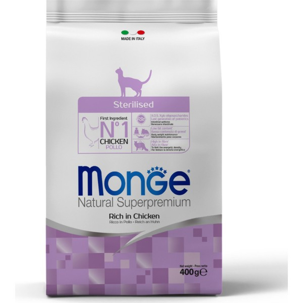 Monge Cat Daily Line Sterilised Tavuklu Kısırlaştırılmış Kedi Maması 400 gr Evcil Hayvan Ürünleri Fiyatı