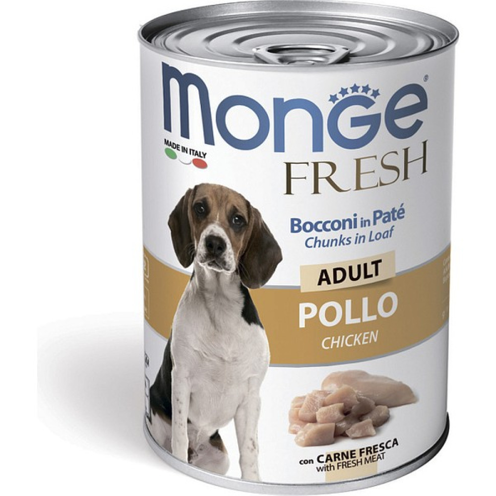 Monge Fresh Adult Chicken Tavuk Etli Yetişkin Köpek Maması Konserve 400 gr Evcil Hayvan Ürünleri Fiyatı