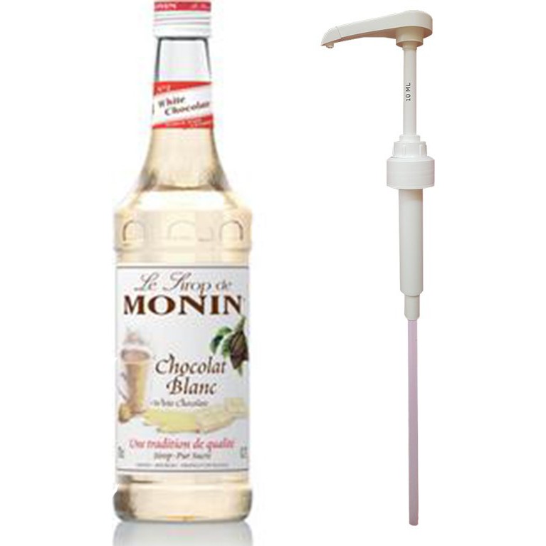 Monin White Chocolate / Beyaz Çikolata 700 ml Şurup + Monin Şurup Pompası Diğer Fiyatı