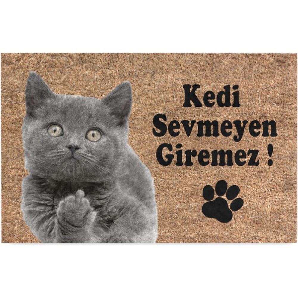 Monnhein Kedi Köpek Komik Tasarımlı Dekoratif Kapı Önü Paspas, Dış Mekan/ev Içi/banyo/mutfak/yatak Odası/giriş Paspasları - Renkli - 40 x 60 cm Paspas Fiyatı