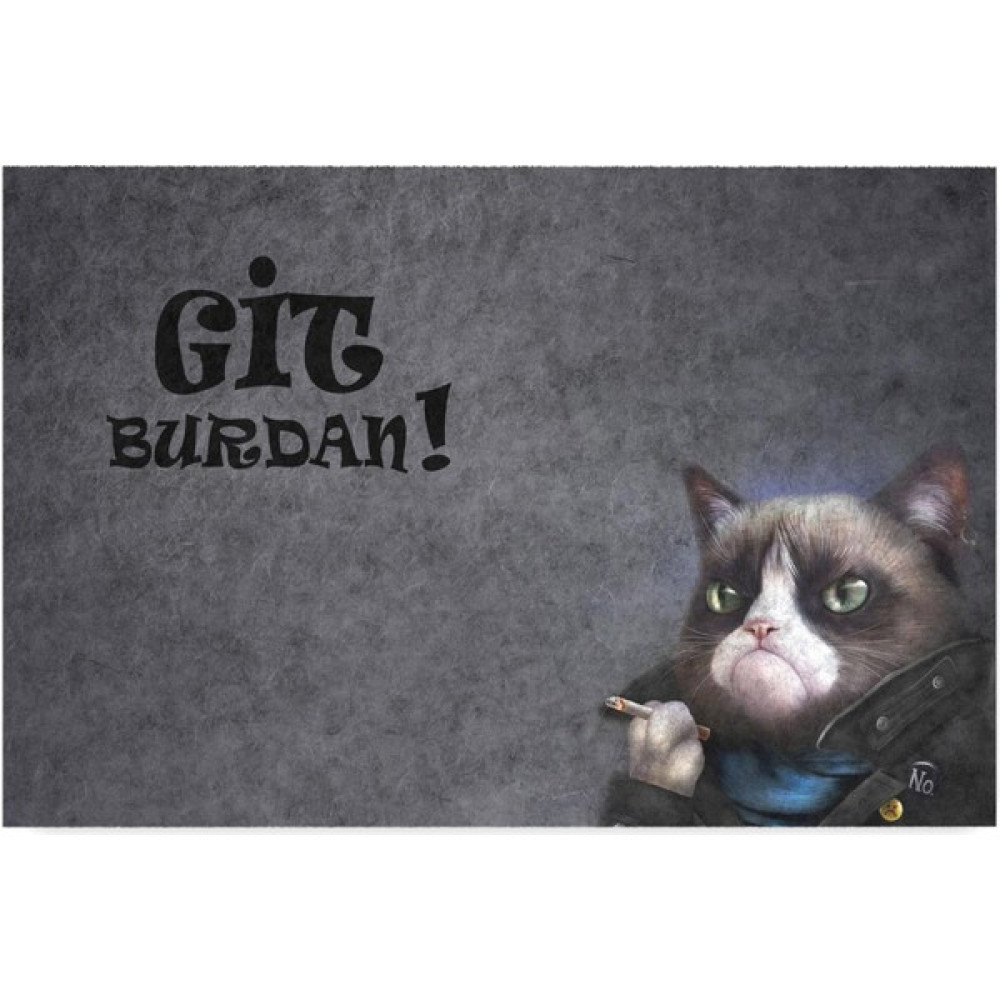 Monnhein Kedi Köpek Komik Tasarımlı Dekoratif Kapı Önü Paspas, Dış Mekan/ev Içi/banyo/mutfak/yatak Odası/giriş Paspasları - Renkli - 45 x 70 cm Paspas Fiyatı