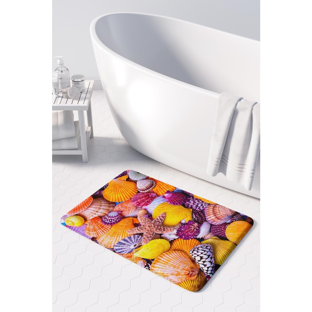 Monnhein Mikrofiber Banyo Paspası, Kaymaz Taban, Makinede Yıkanabilir, Banyo Halısı (50X80) - Sarı Araca Özel Paspaslar Fiyatı