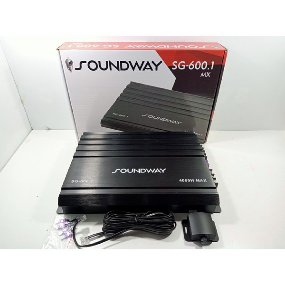 Mono Amfi – Soundway SG-600.1 Bass Anfisi – Bass Kontrollü Mono Anfi Oto Hoparlörleri & SubWoofer Fiyatı