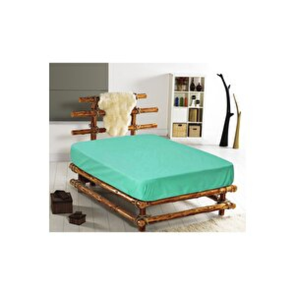 Monohome Fitted Lastikli Çarşaf Çift Kişilik %100 Pamuk 160*200 Su Yeşili (nevresim Kumaşından Üretilmiştir) Çarşaf Fiyatı