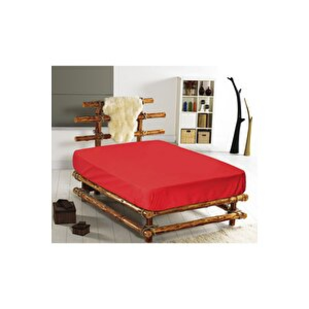 Monohome Fitted Lastikli Çarşaf Çift Kişilik %100 Pamuk 180*200 Kırmızı (nevresim Kumaşından Üretilmiştir) Çarşaf Fiyatı