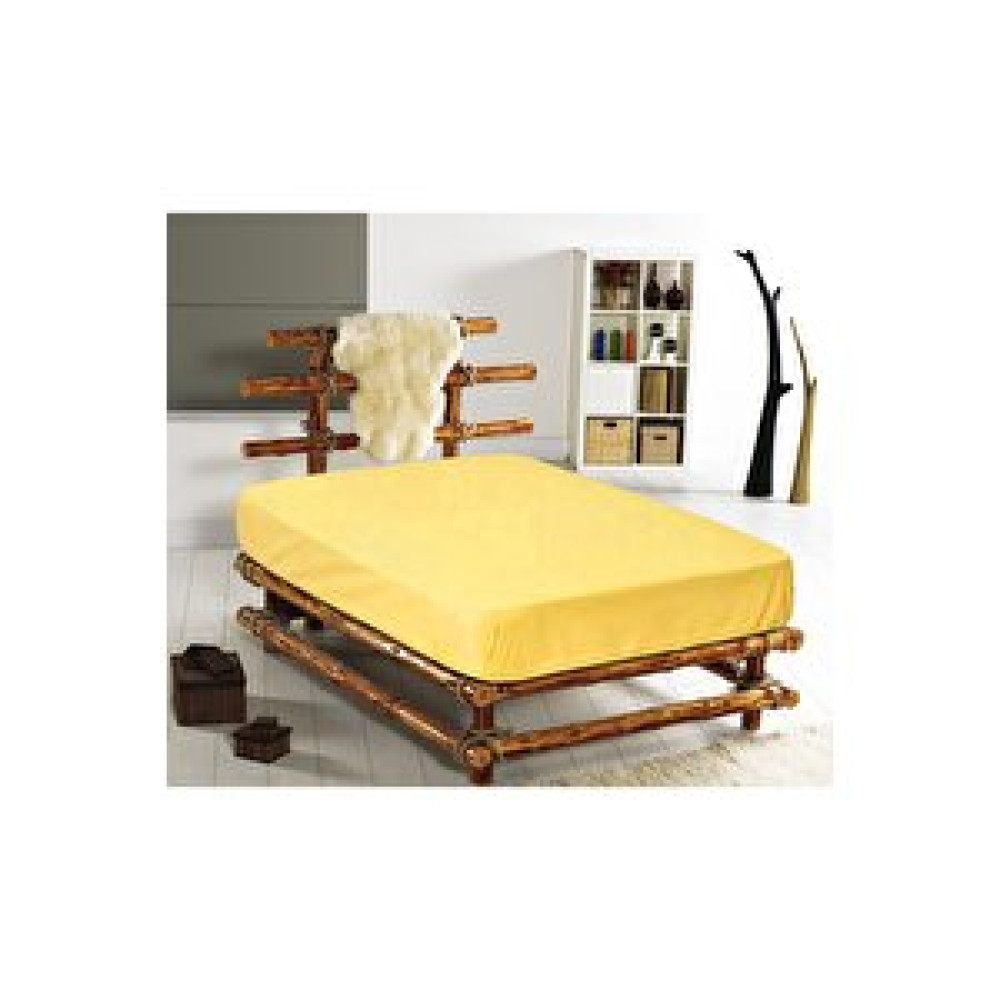 Monohome Fitted Lastikli Çarşaf Çift Kişilik %100 Pamuk 180*200 Sarı (nevresim Kumaşından Üretilmiştir) Çarşaf Fiyatı