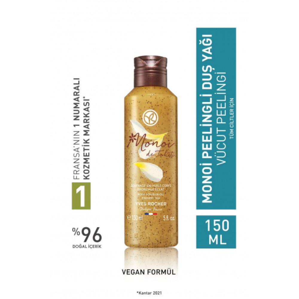Monoi Peelingli Dus Yagi - 150 Ml Duş Jelleri ve Banyo Köpükleri Fiyatı