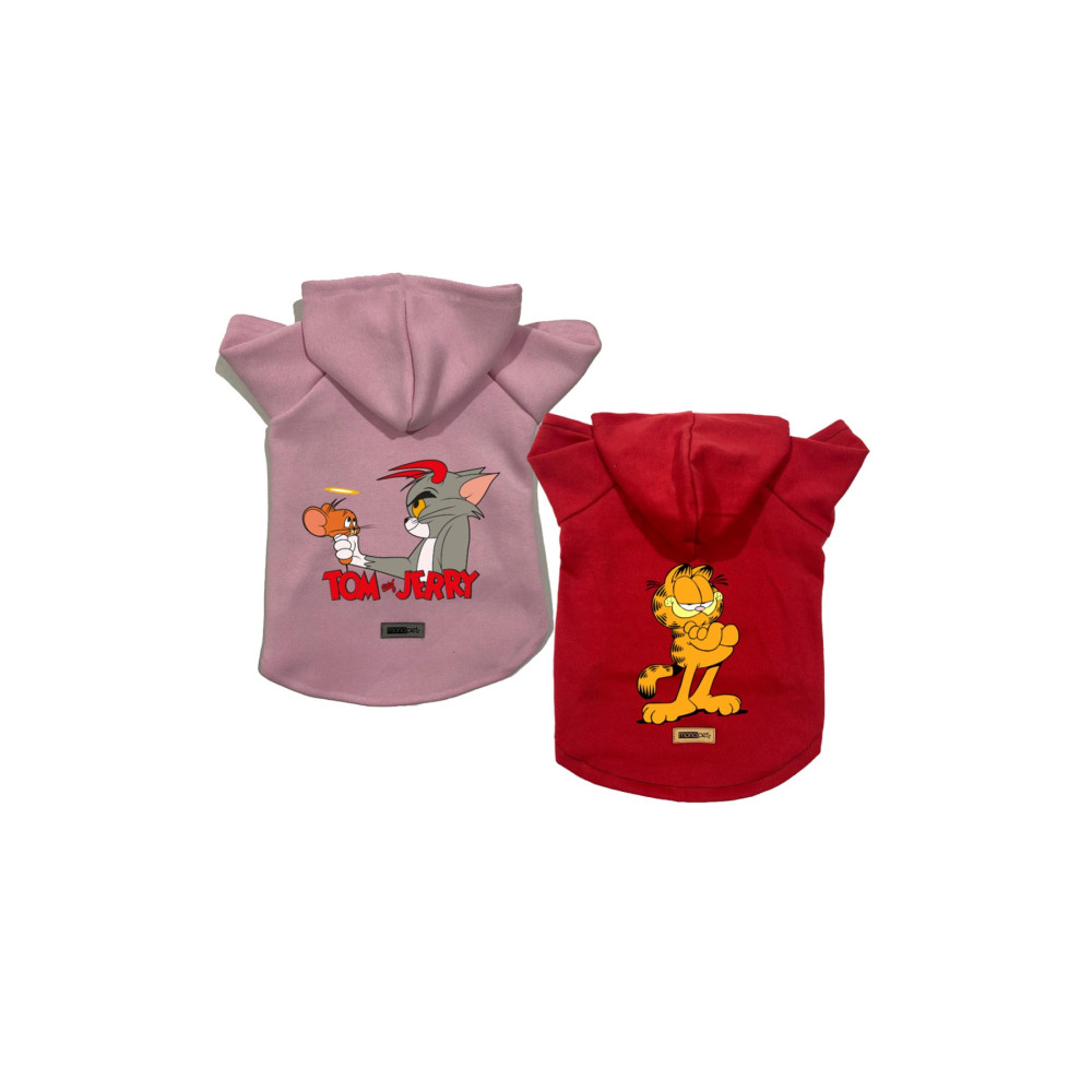 Monopetz Kapişonlu Polar Sweatshirt Köpek Ve Kedi Kıyafeti - Tomjerry & Garfield 2li S Beden Evcil Hayvan Ürünleri Fiyatı