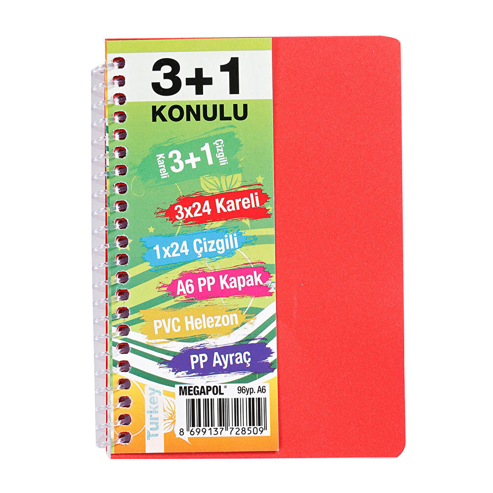 Monopol A6 3+1 Not Defteri Defter & Kağıt Ürünleri Fiyatı