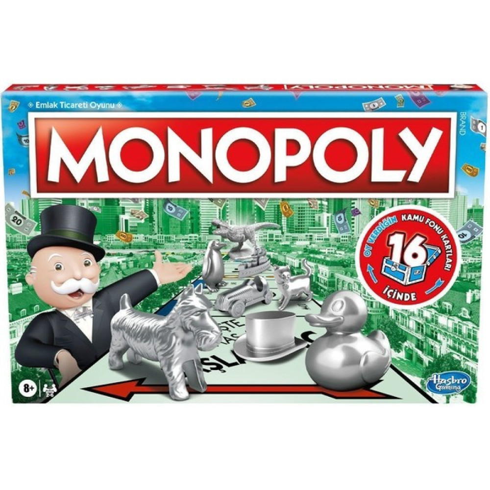 Monopoly C1009 Monopoly / +8 Yaş - Renkli Oyun Takımları Fiyatı