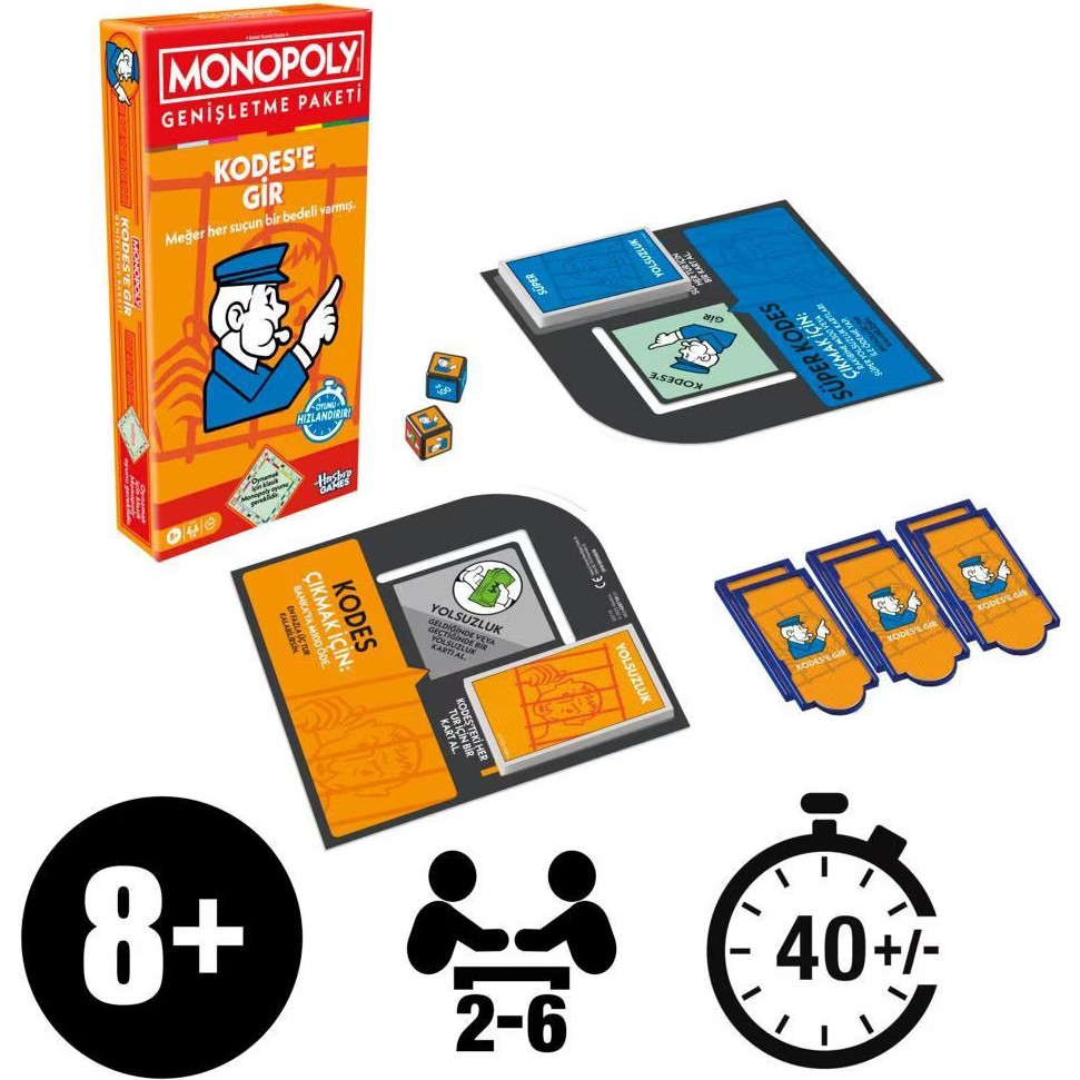 Monopoly Kodes'e Gir Genişletme Paketi - Renkli Diğer Fiyatı