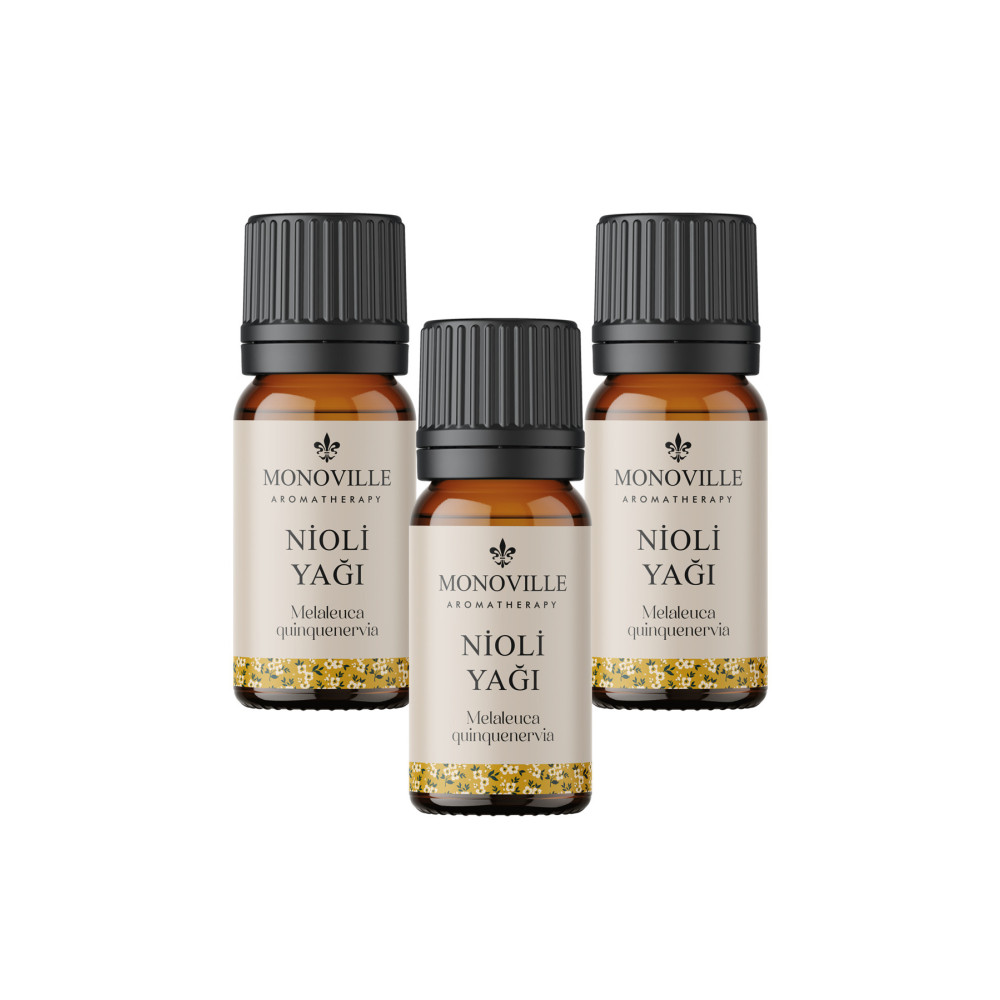 Monoville Nioli Uçucu Yağı 3lü Set %100 Saf Ve Doğal ( Niaouli Essential Oil) 3x10 Ml Cilt ve Yüz Bakımı Fiyatı