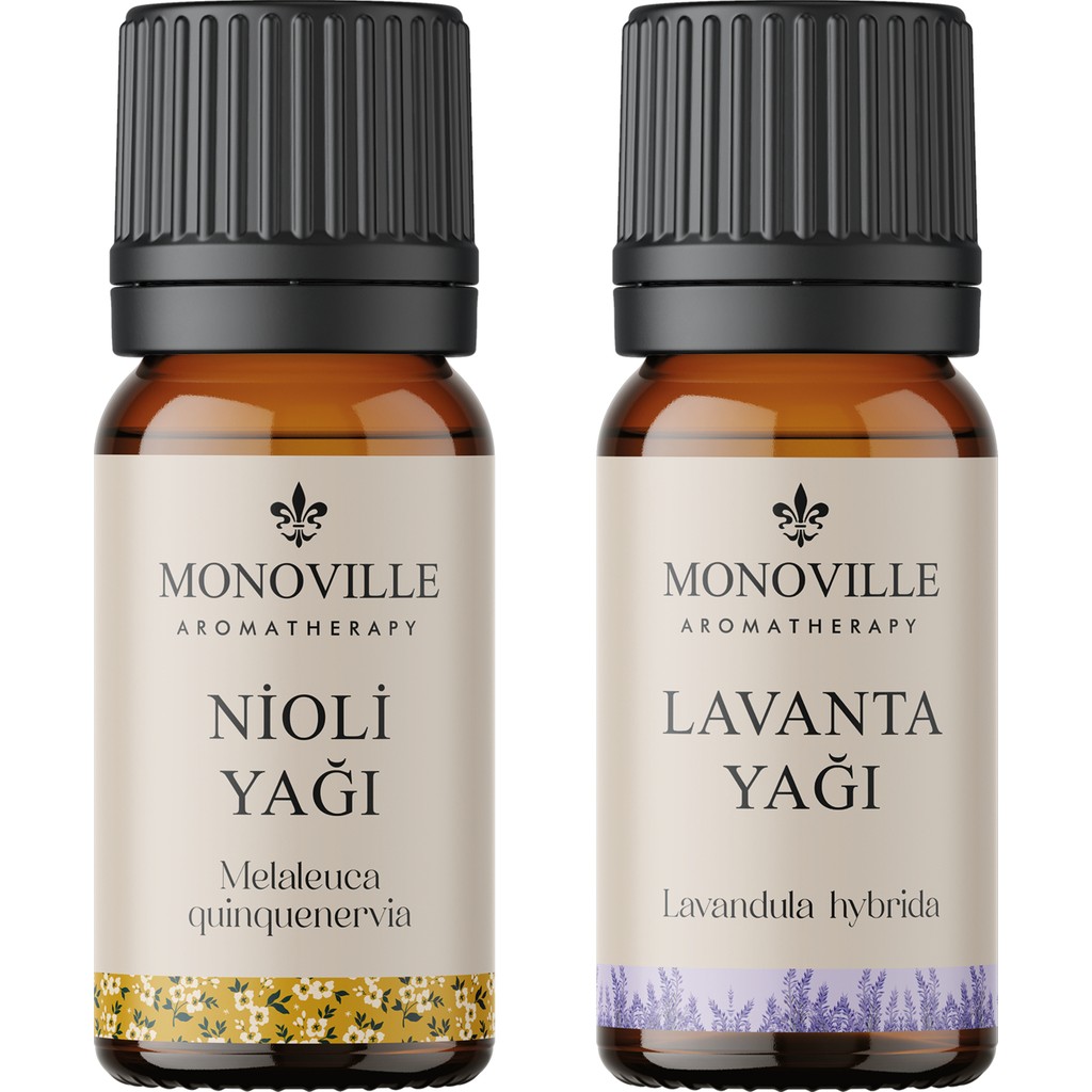 Monoville Nioli Yağı 10 ml, Lavanta Yağı 10 ml %100 Saf Ve Doğal 2x10 ml Nemlendiriciler Fiyatı
