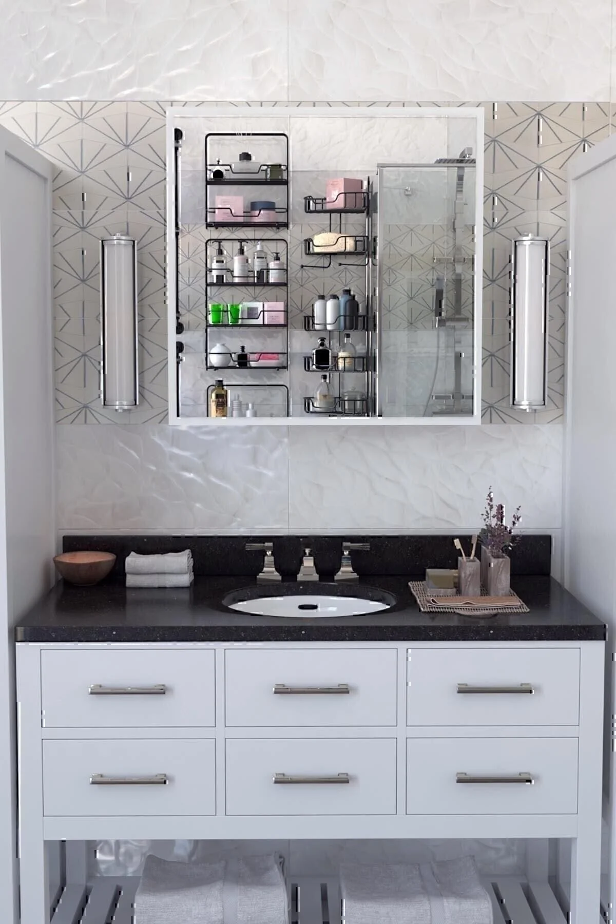 MONTANA 2 Kapaklı Aynalı Banyo Dolabı Çok Amaçlı Banyo Dolabı" Banyo Dolabı / Mobilyası Fiyatı