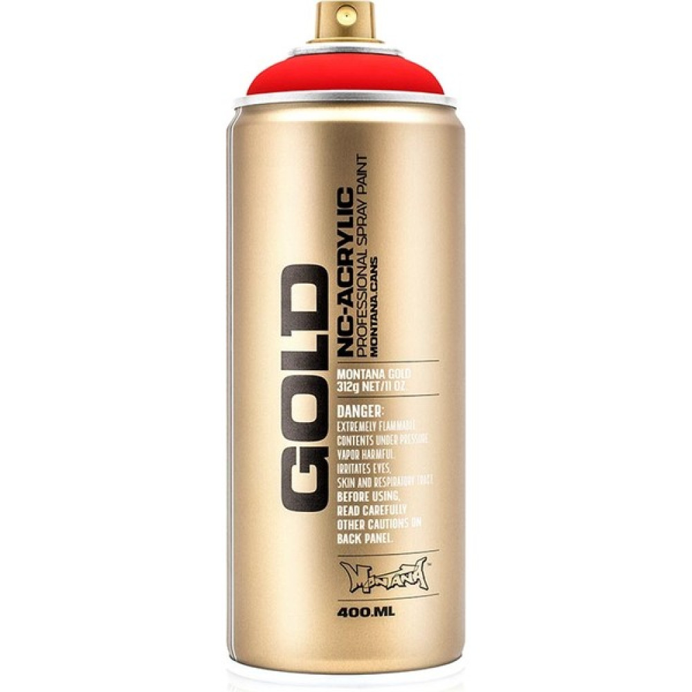 Montana Cans Montana Gold Akrilik Sprey Boya 400ML Fire Red (Fluo) F3000 - Renkli (Sıcak) Akrilik Boya Fiyatı
