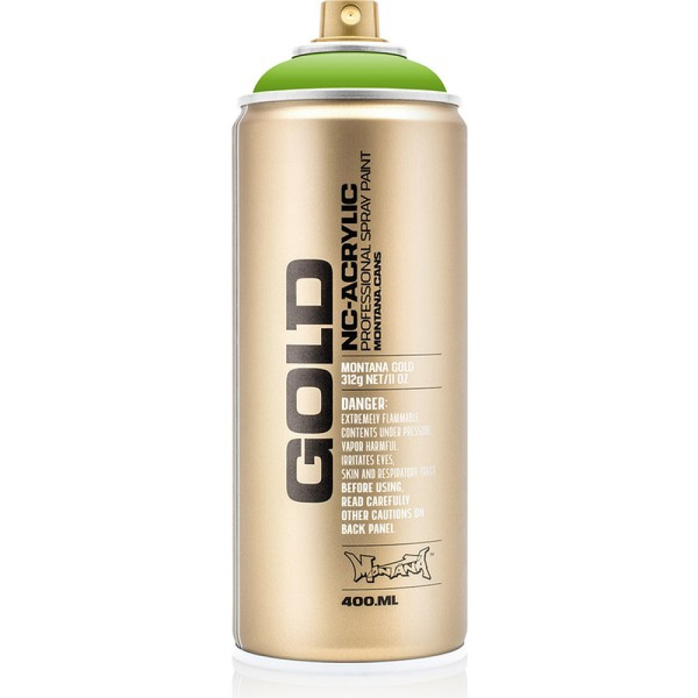 Montana Cans Montana Gold Akrilik Sprey Boya 400ML Shock Green Light S6000 - Renkli (Sıcak) Akrilik Boya Fiyatı
