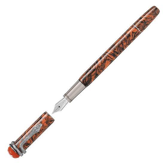 Montblanc M 119852 Heritage Rouge Serpent Marble Dolma Kalem