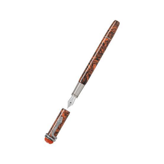 Montblanc M 119852 Heritage Rouge Serpent Marble Dolma Kalem