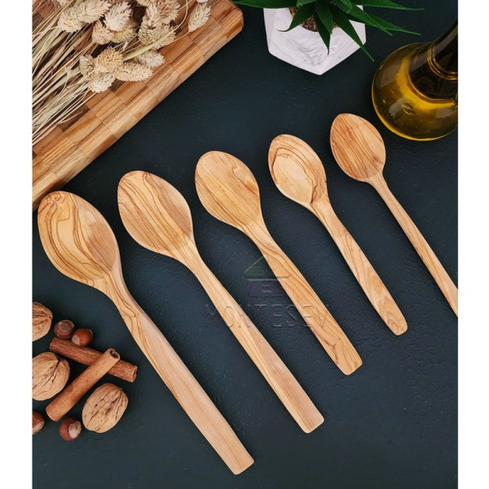 Montesev Zeytin Ağacı Ahşap Tahta Kaşık Seti Çatal / Kaşık / Bıçak Takımları Fiyatı