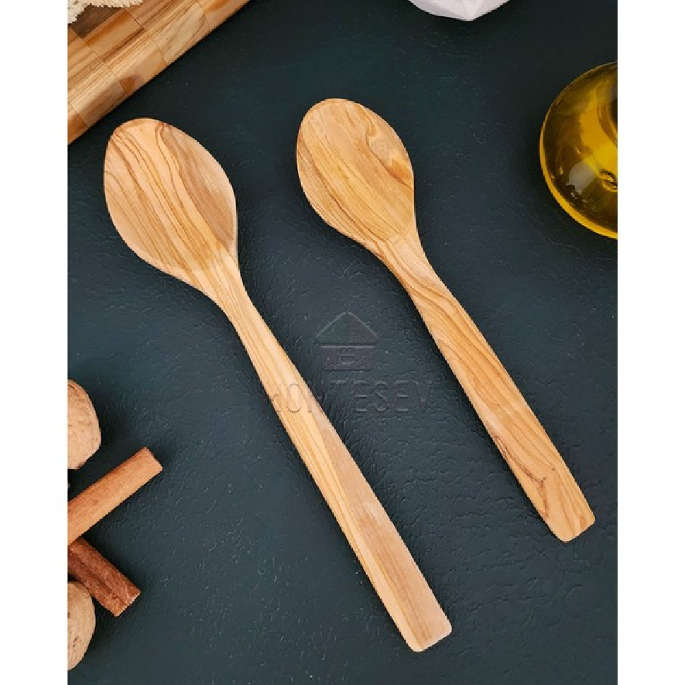 Montesev Zeytin Ağacı Ahşap Tahta Kaşık Seti 2 Parça Çatal / Kaşık / Bıçak Takımları Fiyatı