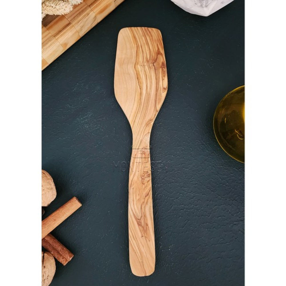 Montesev Zeytin Ağacı Ahşap Tahta Kaşık Spatula Mutfak Servis Kaşık 1 Parça Çatal / Kaşık / Bıçak Takımları Fiyatı