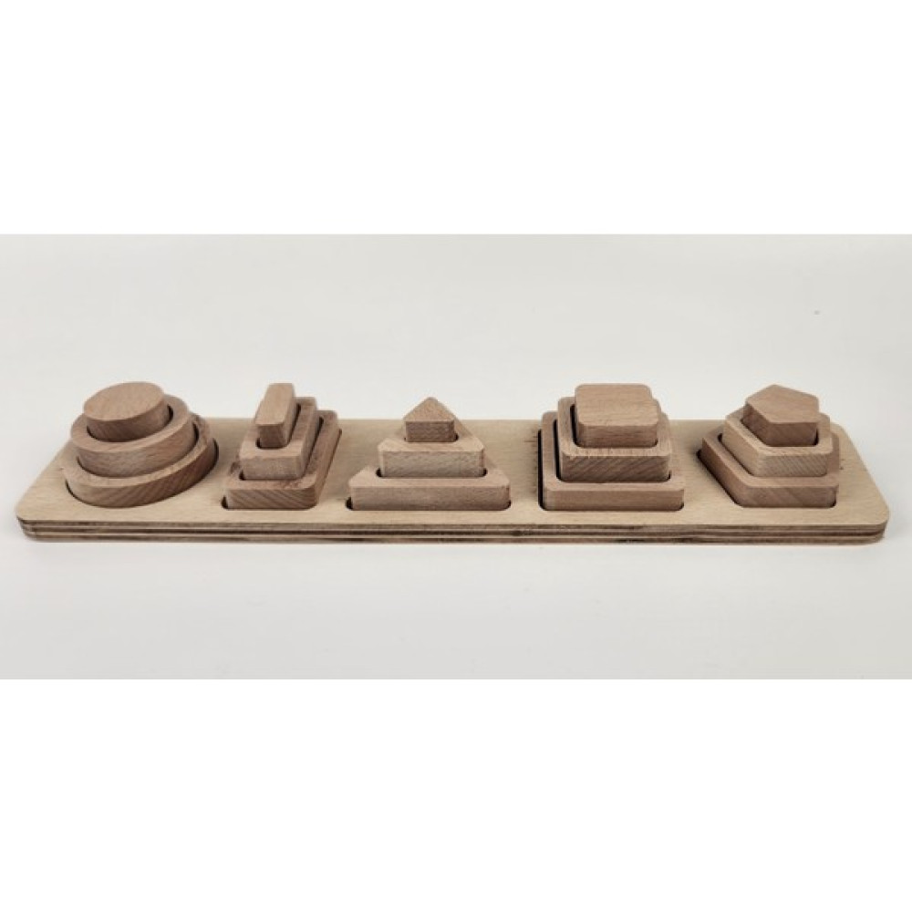 Montessori Doğal Ahşap Eğitici Oyuncak Blok Puzzle 5'li Set Oto Boyaları Fiyatı