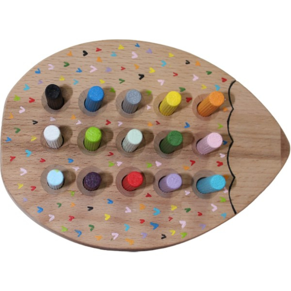 Montessori Eğitici Ahşap Oyuncak – Tak Çıkar Renkli Ahşap Kirpi Oyuncak Bebek Oyuncakları Fiyatı