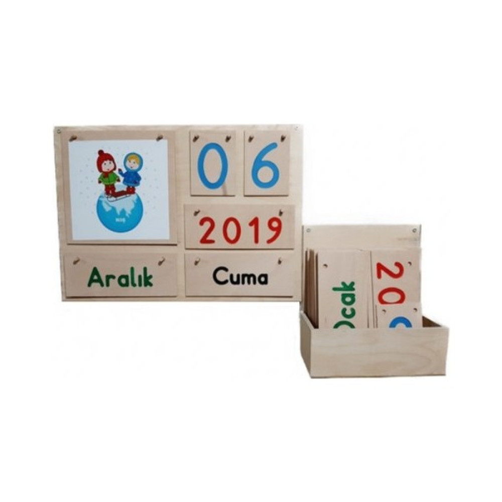 Montessori Gemisi Ahşap Takvim Bebek Oyuncakları Fiyatı