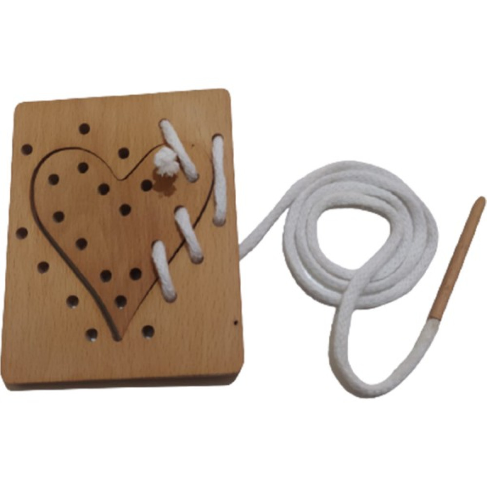 Montessori Gemisi Puzzle Ip Geçirme - Kalp Bebek Oyuncakları Fiyatı