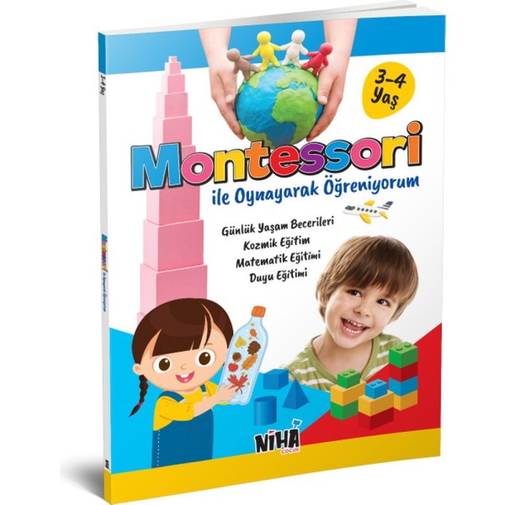 Montessori ile Oynayarak Öğreniyorum 3-4 Yaş Okul Öncesi Eğitici & Öğretici Kitaplar Fiyatı