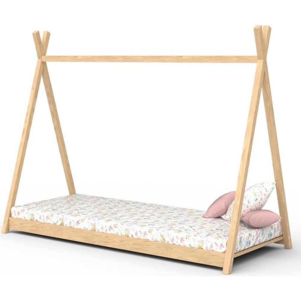 Montessori Yatak Çocuk Karyolası Çilek No 2 - Ahşap - 80 x 180 cm Karyola Fiyatı