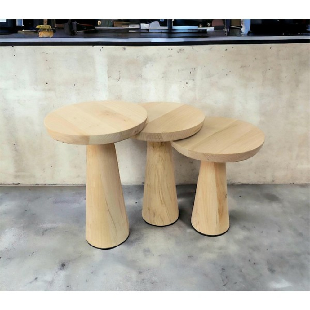 Monza Furniture Design Mantar Sehpa - Ahşap Yan Sehpa Fiyatı
