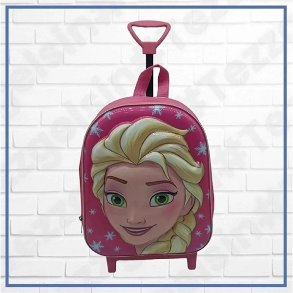 Mood Agenda Kız Çocuk Anaokulu Kreş Frozen Elsa 5d Kabartmalı Çekçekli Tekerli Okul Çantası Sırt Çantası Unisex Sırt Çantası Fiyatı
