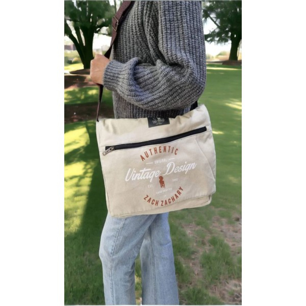 Mood Agenda Unisex Eskitme Organik Kanvas Kumaş Postacı Çantası Erkek Postacı Çanta Fiyatı
