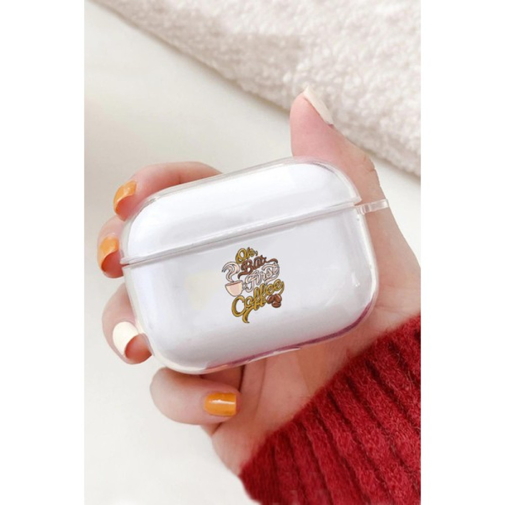 Moodcase 2.nesil Airpods Pro Uyumlu Coffee Desenli Silikonlu Airpods Kılıfı Cep Telefonu Aksesuarı Fiyatı