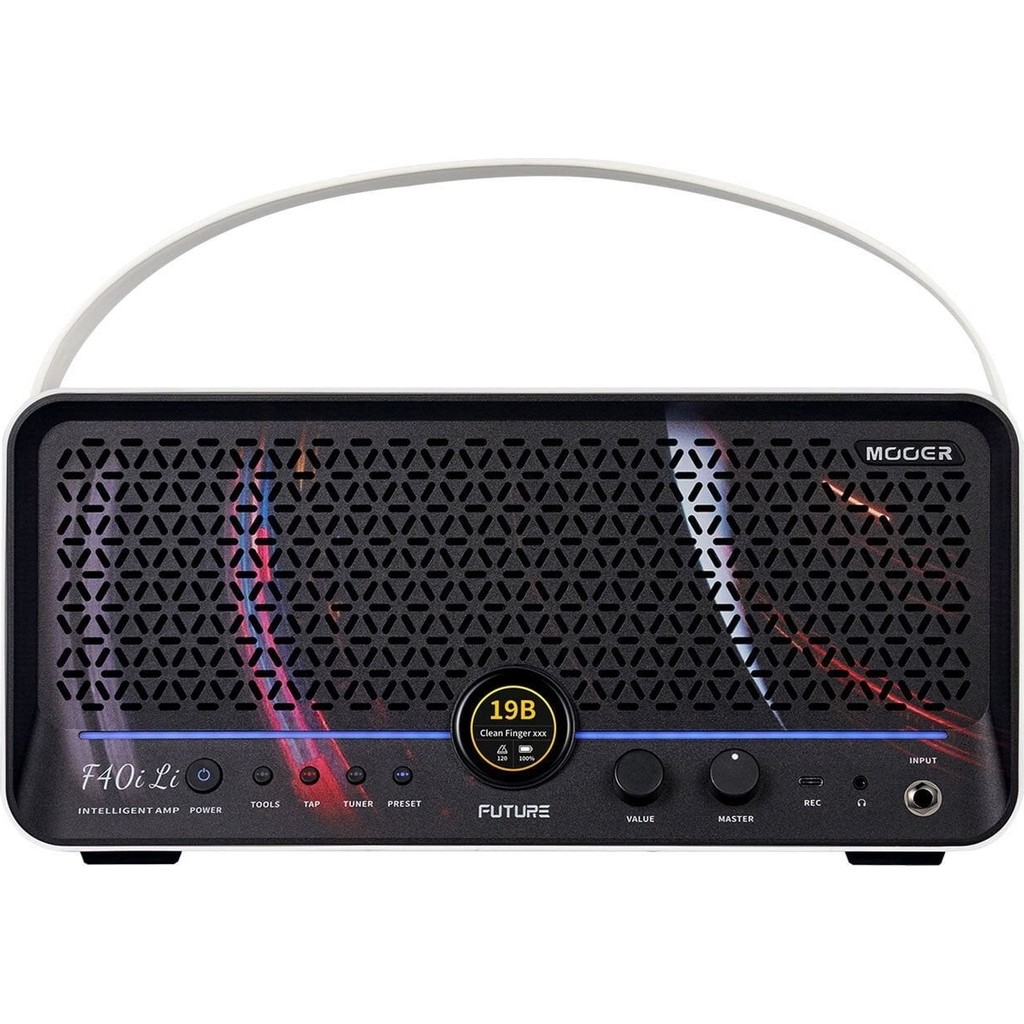 Mooer F40ILI/WSR Future Şarjlı 40W Stereo Akıllı Gitar Amfisi White Stellar Ring Diğer Fiyatı
