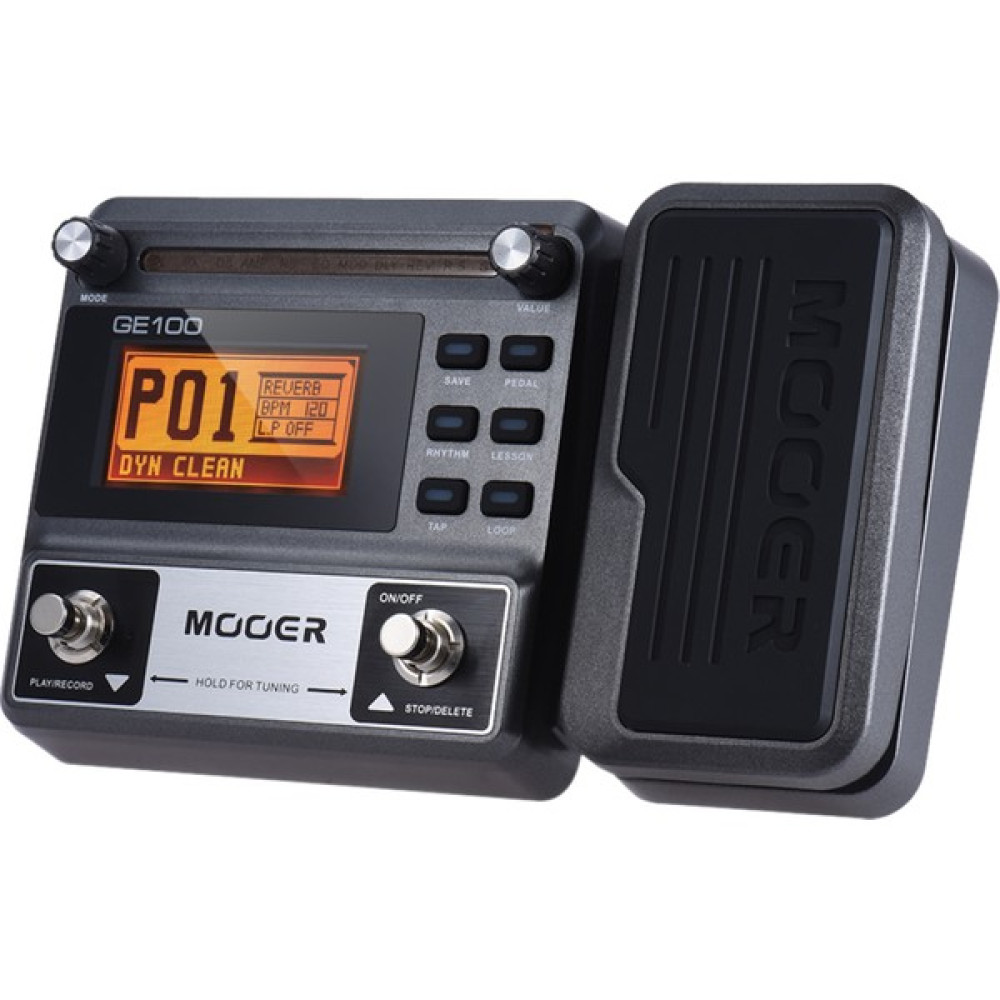Mooer GE100 Gitar Çoklu Efektler Döngü Kayıtlı Işlemci (Yurt Dışından) - M - Siyah Pedal Seti Fiyatı