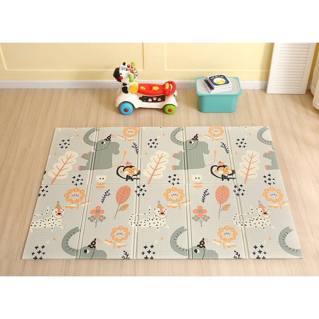 Mooie Baby's Circus Katlanabilir Oyun Matı Oyun Halısı 150 x 180 x 1 cm - Renkli - 150 x 180 cm SSD / Solid State Drive Fiyatı