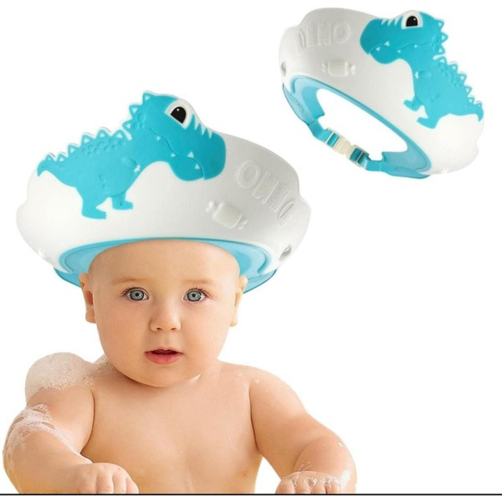 Mooie Baby's Dino Banyo Şapkası , Slikon Çocuk Duş Tacı , Sevimli Dinazor , Ayarlanabilir Tasarım, 6AY-9YAŞ - Mavi Bebek Banyo-Tuvalet Fiyatı