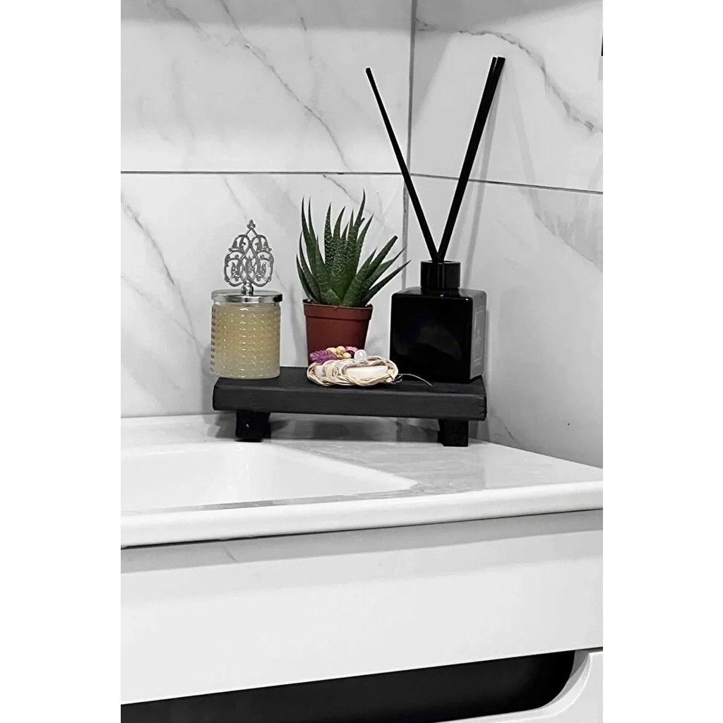 Moola Siyah Ahşap Çok Amaçlı Organizer Stand – Yağdanlık Altlığı, Sabunluk Altı, Ayaklı Sunum Standı, Mutfak & Banyo Düzenleyici Diğer Fiyatı