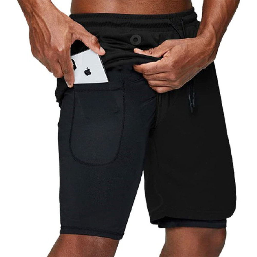 Mooly Unisex Koşu ve Antrenman Sporcu Şortu - M Beden Siyah Şort & Kapri (Outdoor) Fiyatı