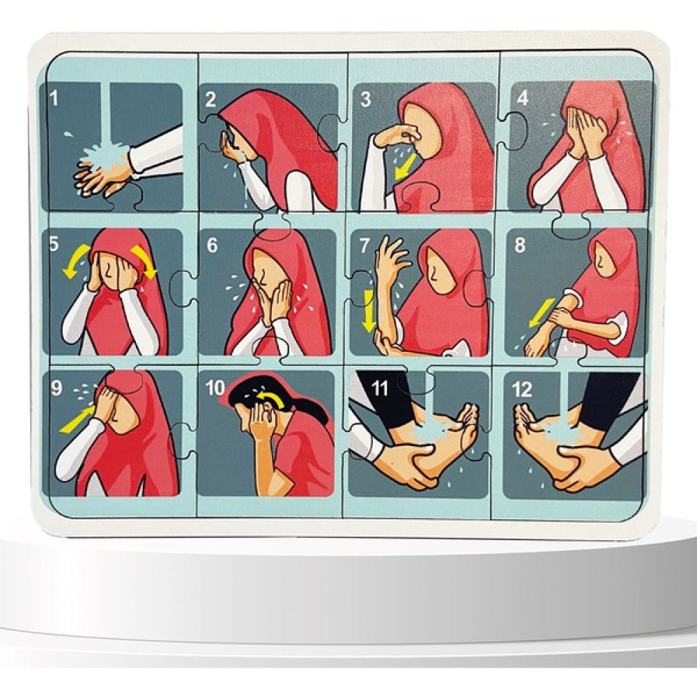 Moon Beavers Islamı Öğreniyorum Puzzle Serisi - 1 Islami Eğitici Öğretici Geliştirici Ahşap Sağlıklı Oyuncak - Renkli Eğitici Oyuncak Fiyatı