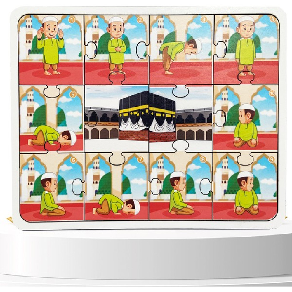 Moon Beavers Islamı Öğreniyorum Puzzle Serisi - 2 Islami Eğitici Öğretici Geliştirici Okula (Din Kültürü) Katkı Sağlayan Ahşap Sağlıklı Puzzle Oyuncak Eğitici Oyuncak Fiyatı