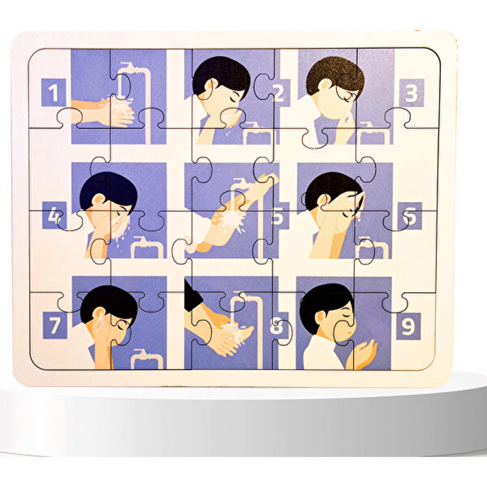 Moon Beavers Islamı Öğreniyorum Puzzle Serisi - 3 Islami Eğitici Öğretici Geliştirici Ahşap Sağlıklı Oyuncak - Renkli Eğitici Oyuncak Fiyatı