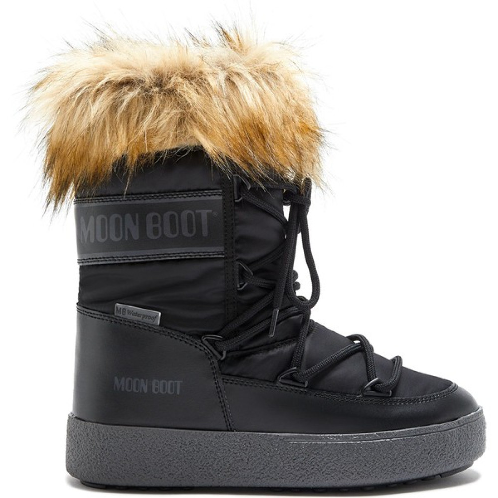 Moon Boot Kadın Kar Botu 24500600-001 Moon Boot Ltrack Monaco Low Wp Black Kadın Botları Fiyatı